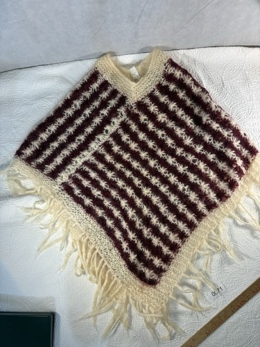 Poncho scialle donna lavorato