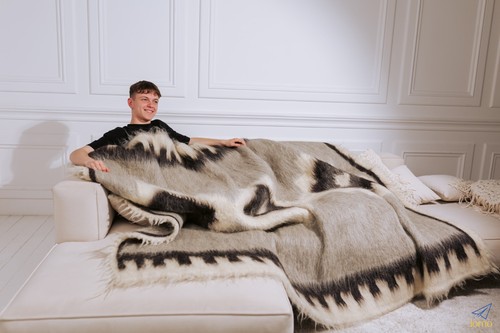 Coperta tessuto mano 100 - coperta,