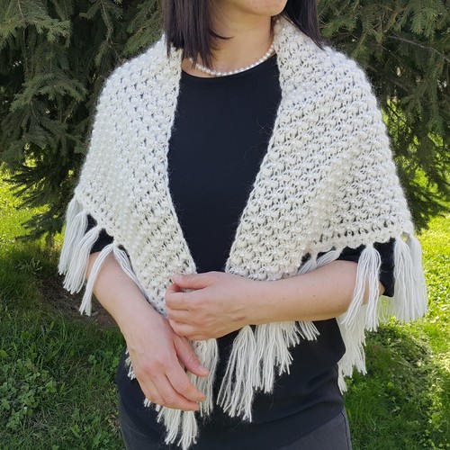 Scialle perle sposa - da,
