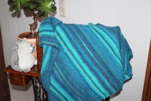 Coperta lana lavorata - , a