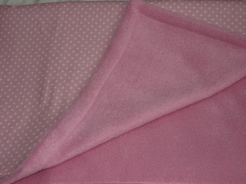 Coperta neonato rosa coperta