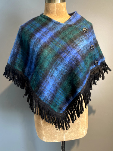 Poncho vintage scozzese - , in