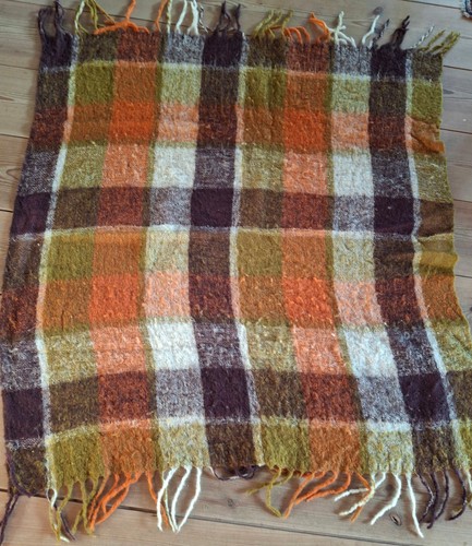 Coperta lana tessuta mano - coperta,