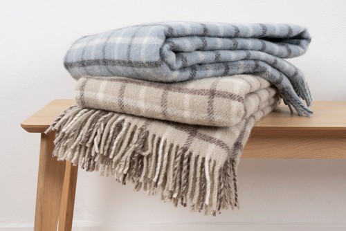 Coperta lana design scandi - coperta, di