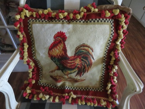 Cuscino vintage stile aubusson - cuscino,