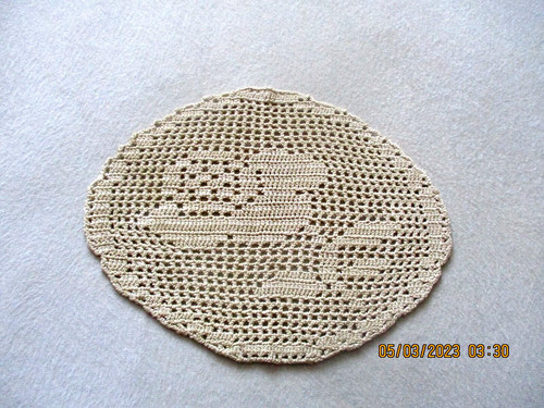 Coperta all uncinetto fatto - coperta, a