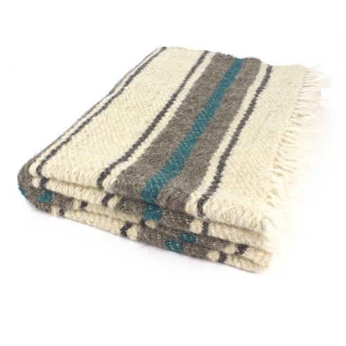 Coperta lana tessuta mano - coperta, di
