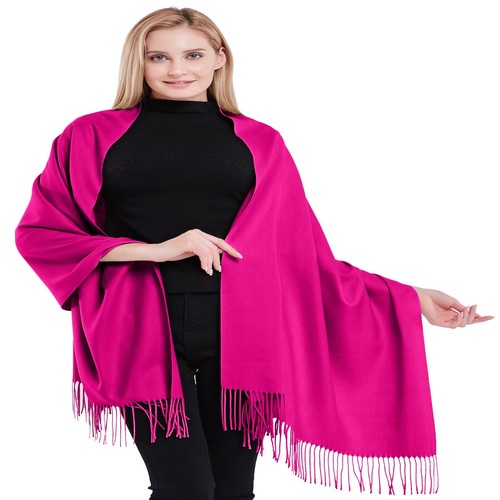 Sciarpa pashmina scialle rosa